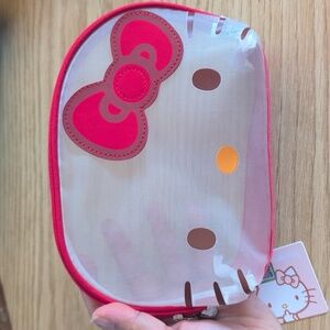 Sanrio Hello Kitty Mesh On-The-Go Cosmetic / Accessories Bag